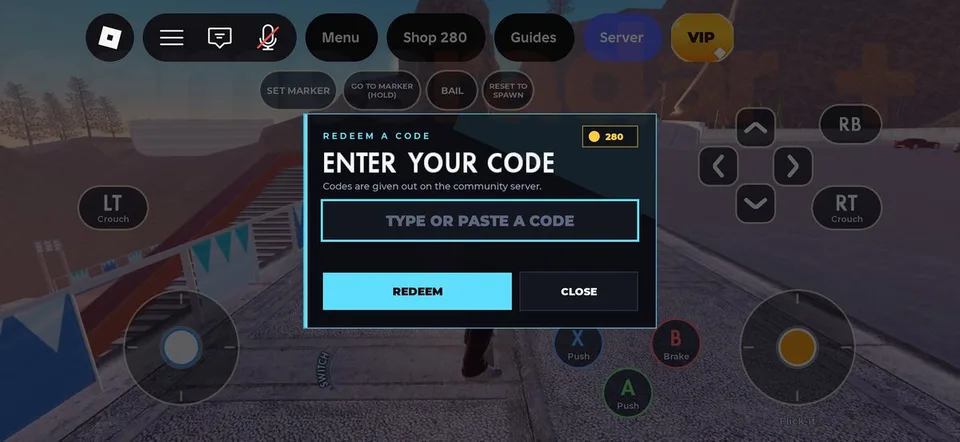 Redeem a code